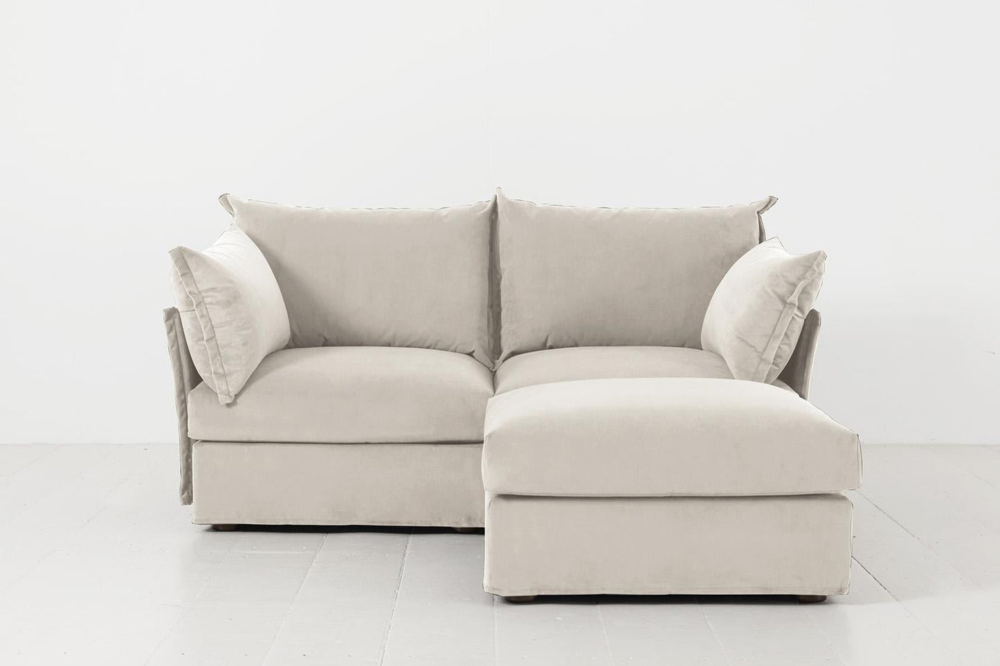 Zweisitzer-Ecksofa Model 06 mit Ecke rechts
