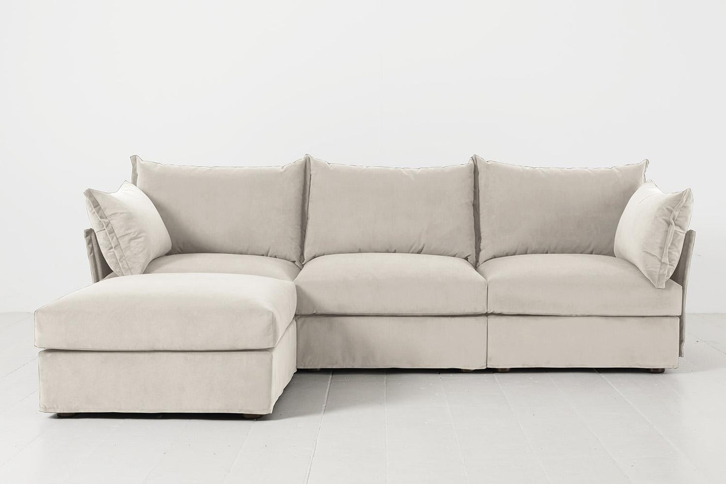 Dreisitzer-Sofa Model 06 mit Ecke links