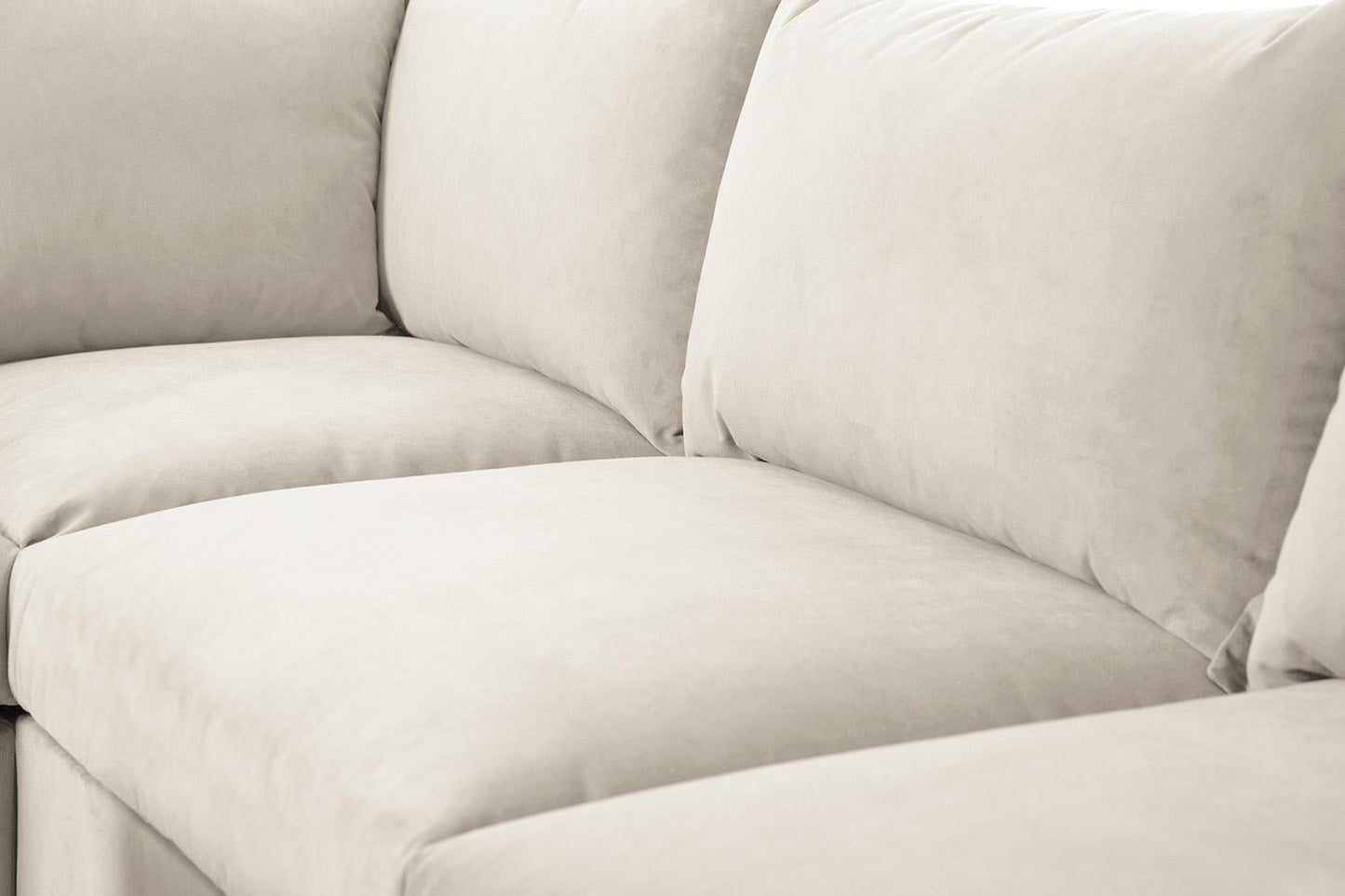 Dreisitzer-Sofa Model 06 mit Ecke links