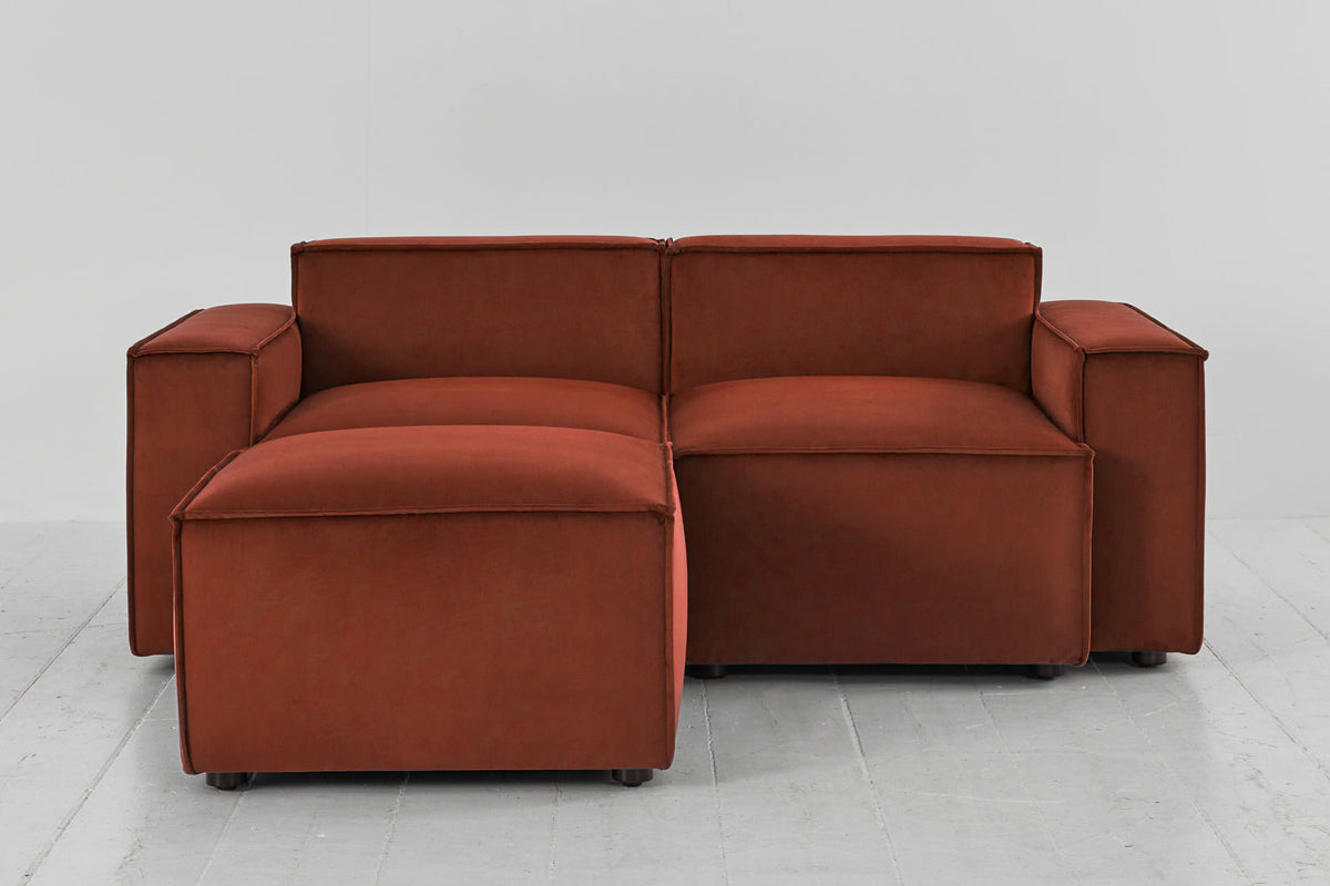 Zweisitzer-Sofa Model 03 mit Chaiselongue links