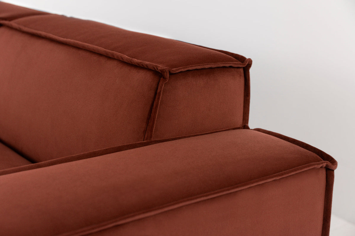 Zweisitzer-Sofa Model 03 mit Chaiselongue links