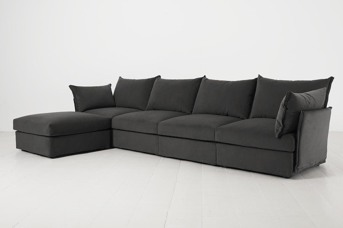 Viersitzer-Sofa Model 06 mit Ecke links