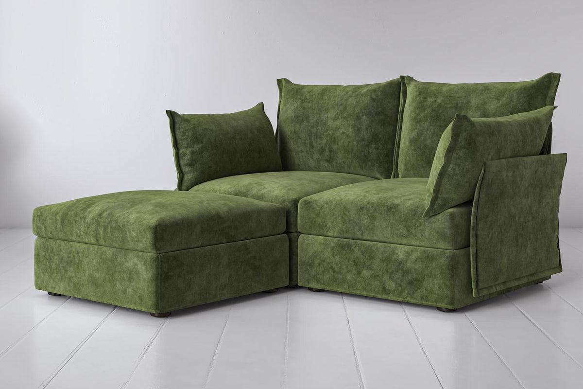 Zweisitzer-Sofa Model 06 mit Ecke links