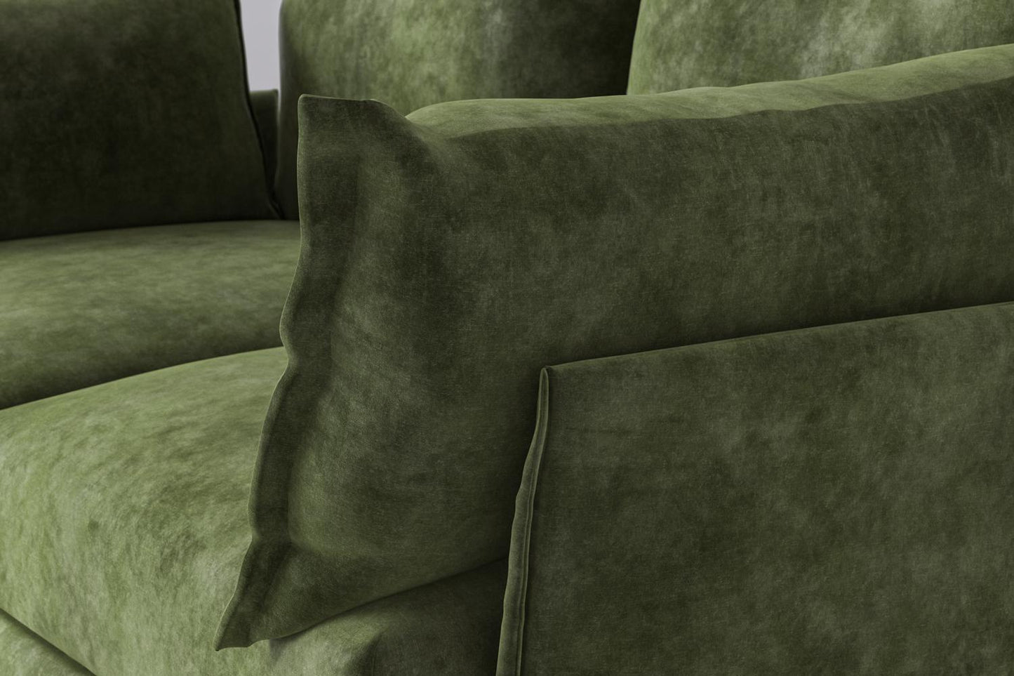 Zweisitzer-Sofa Model 06 mit Ecke links