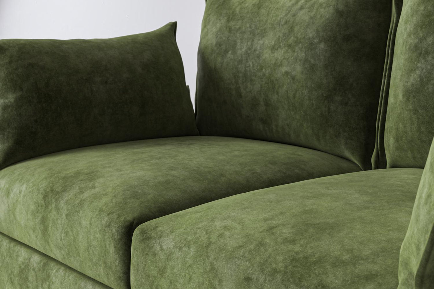 Zweisitzer-Sofa Model 06 mit Ecke links