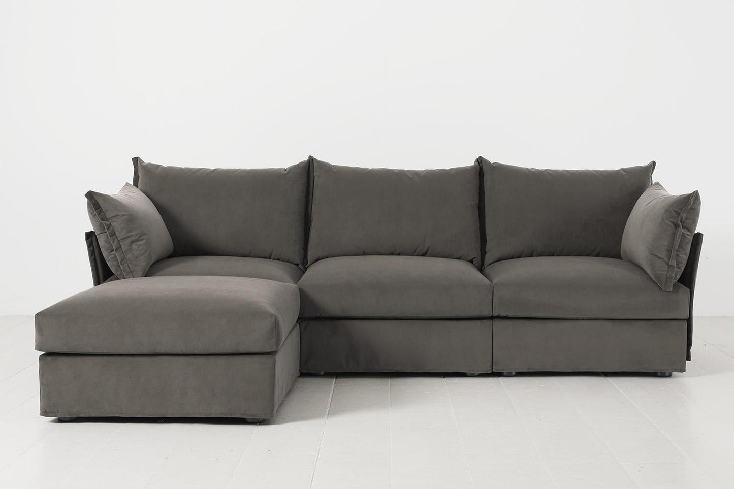 Dreisitzer-Sofa Model 06 mit Ecke links