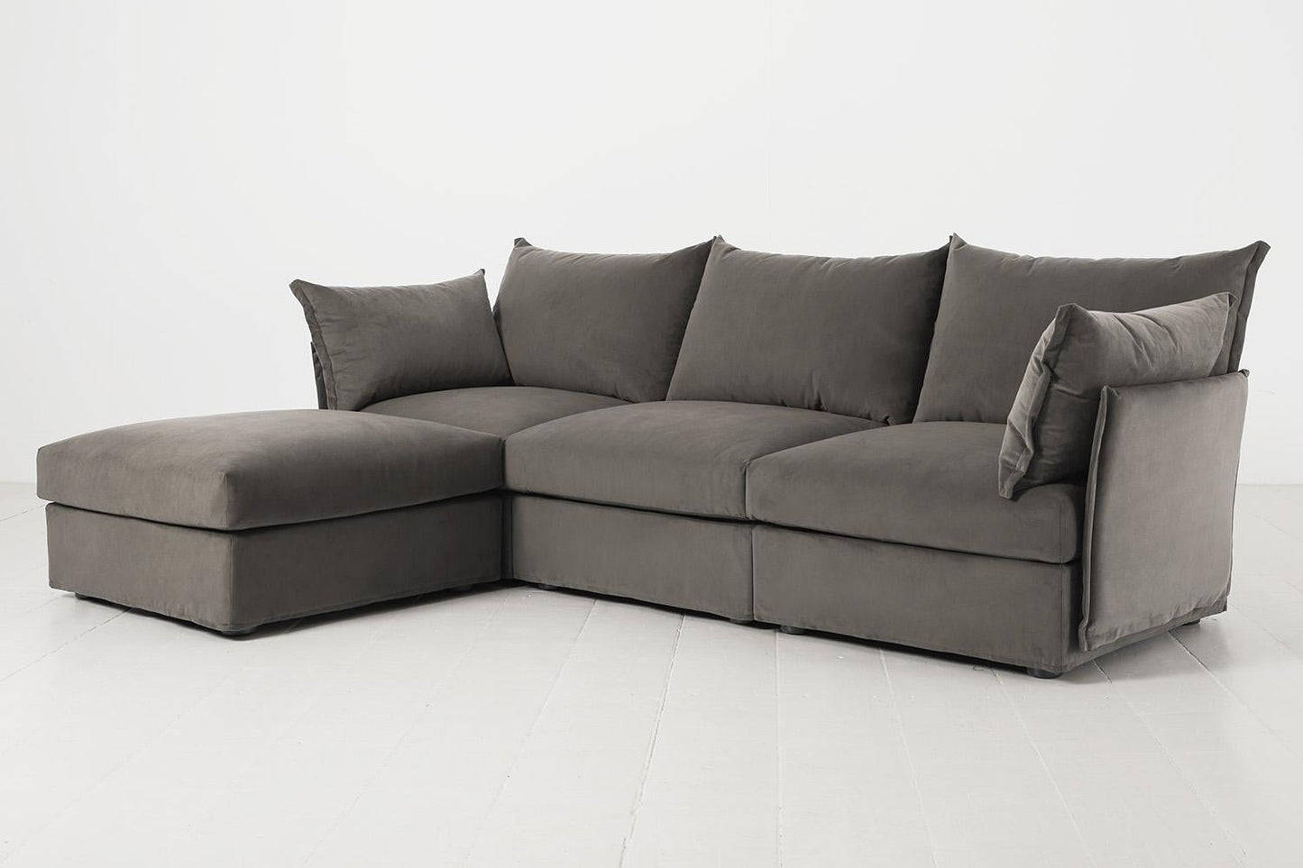 Dreisitzer-Sofa Model 06 mit Ecke links