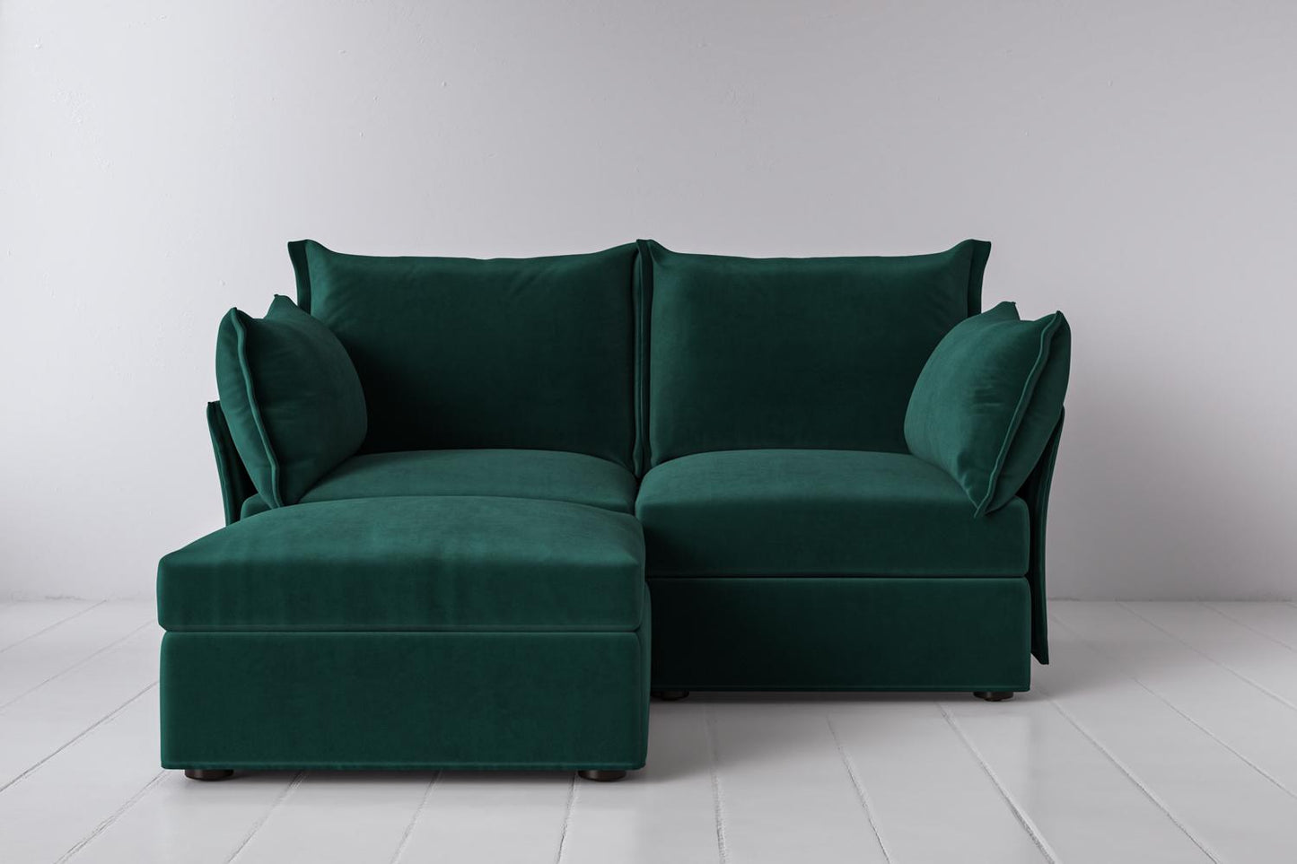 Zweisitzer-Sofa Model 06 mit Ecke links