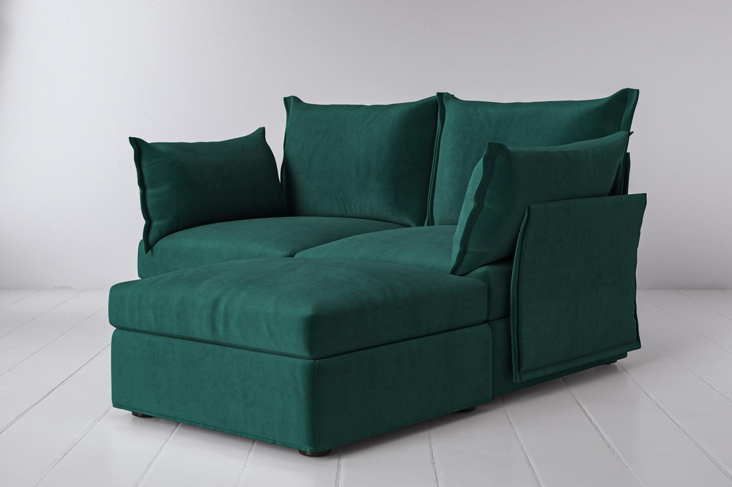Zweisitzer-Ecksofa Model 06 mit Ecke rechts
