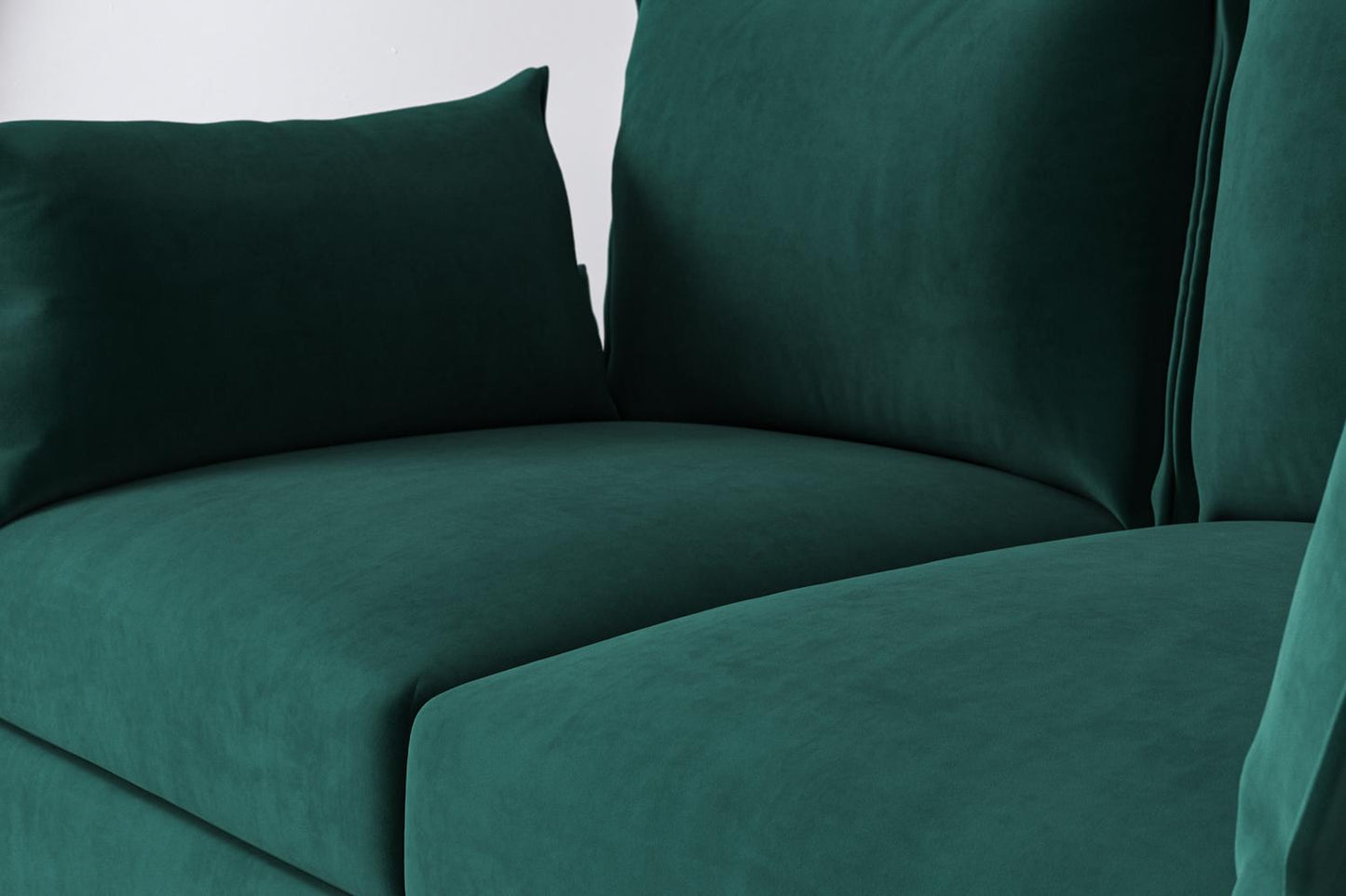 Zweisitzer-Ecksofa Model 06 mit Ecke rechts