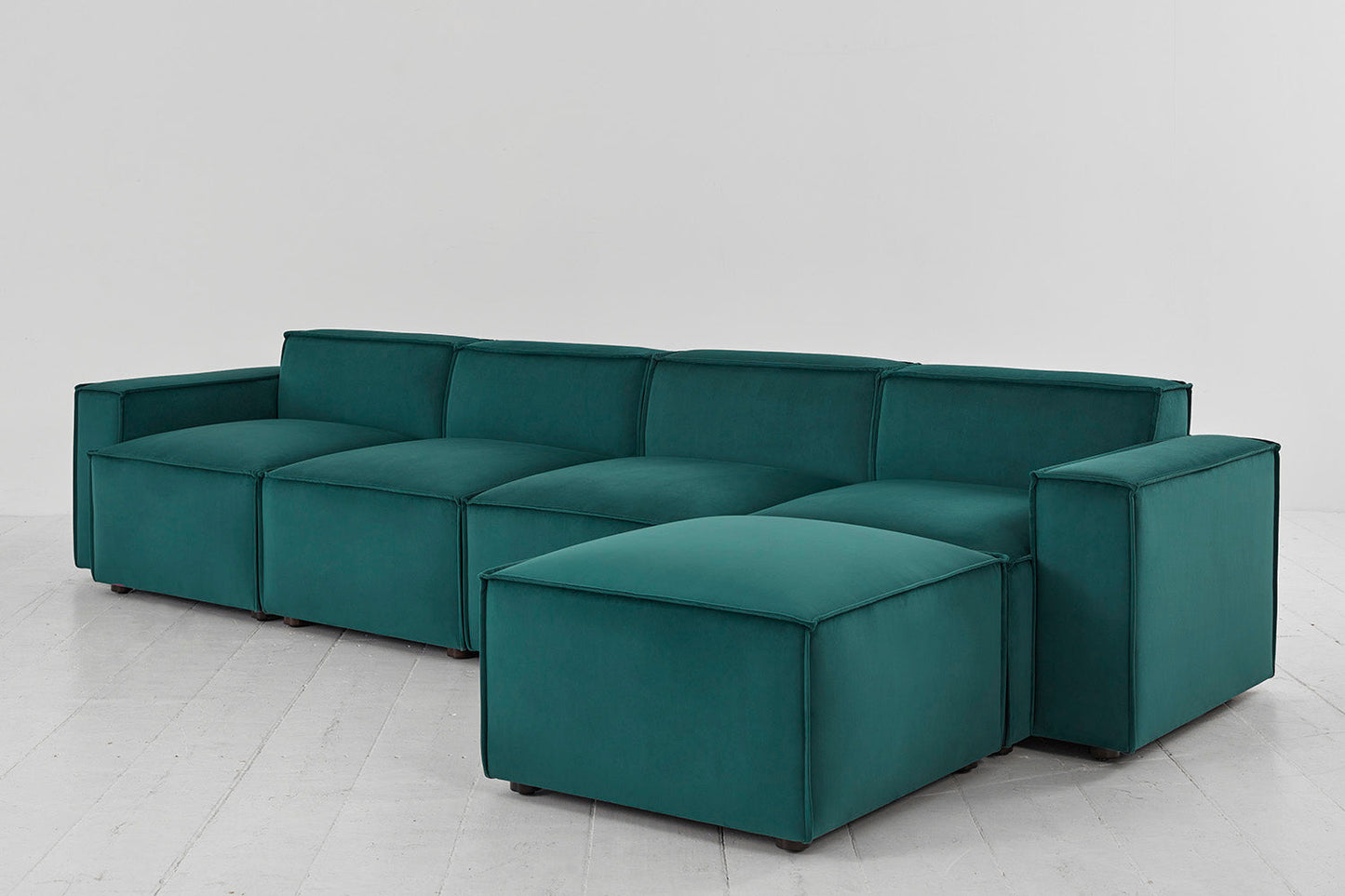 Viersitzer-Sofa Model 03 mit Chaiselongue rechts