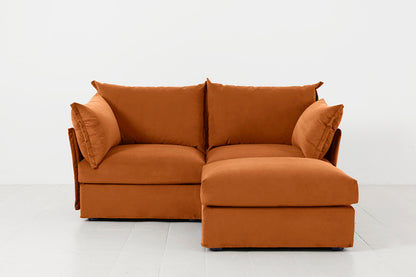 Zweisitzer-Ecksofa Model 06 mit Ecke rechts