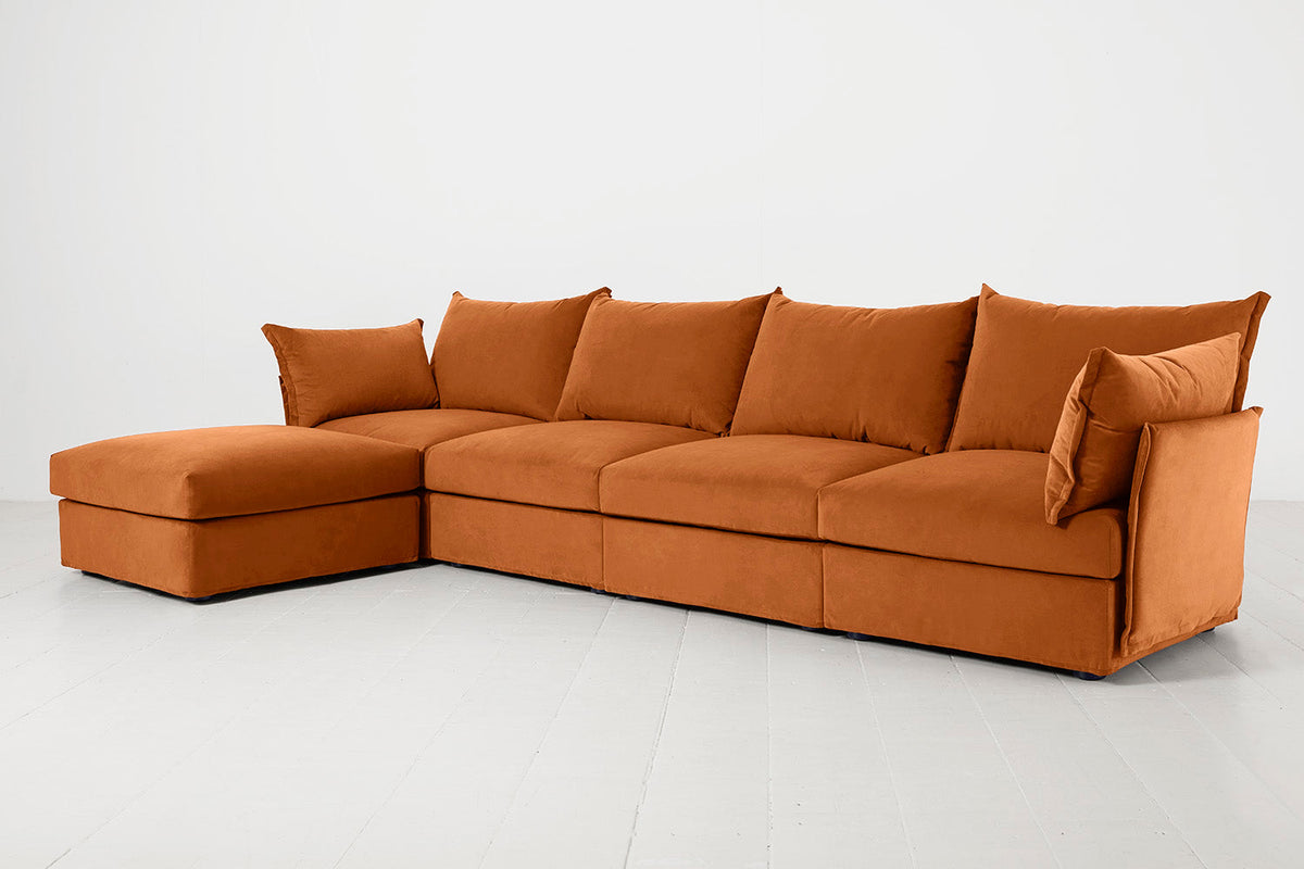 Viersitzer-Sofa Model 06 mit Ecke links
