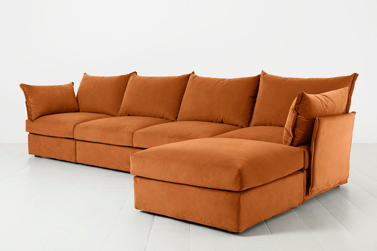 Rechte Ecke für Viersitzer-Sofa Model 06