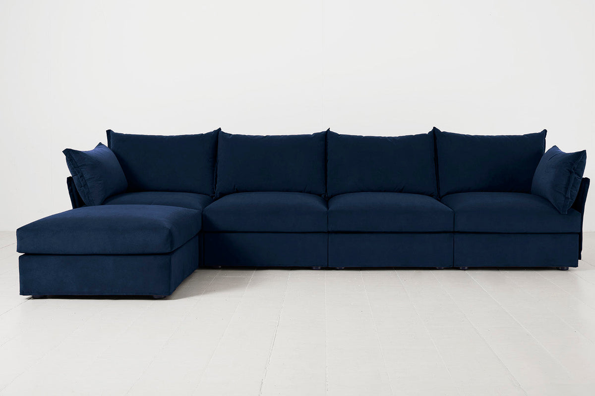 Viersitzer-Sofa Model 06 mit Ecke links