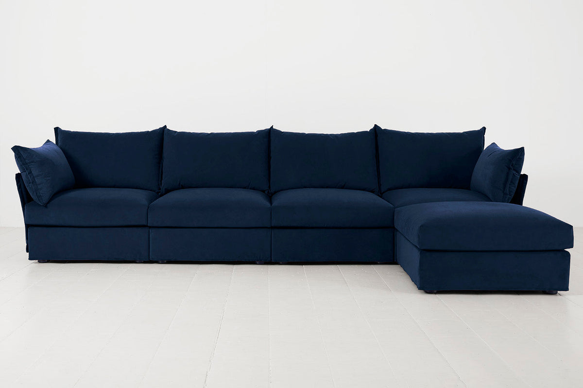 Rechte Ecke für Viersitzer-Sofa Model 06