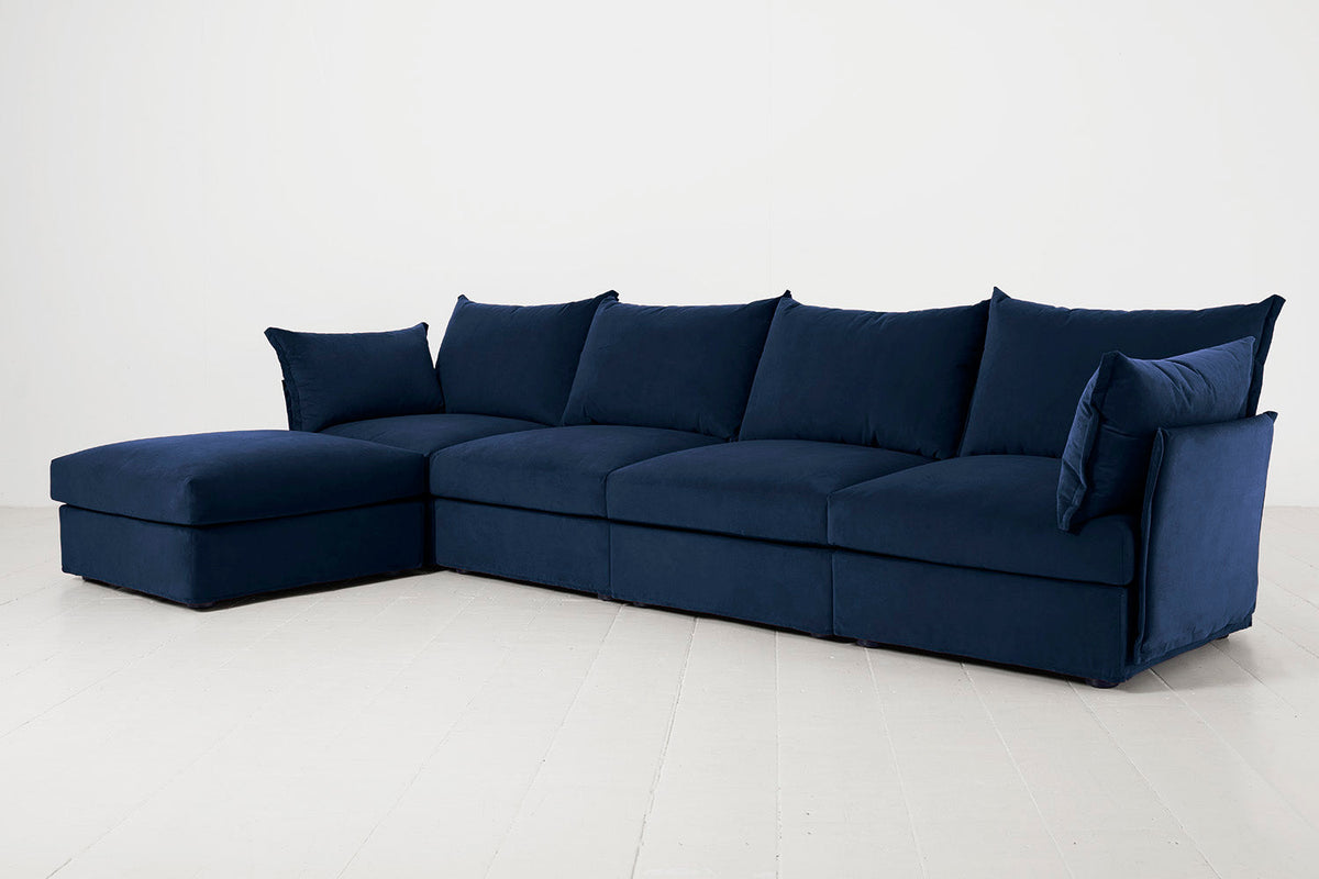 Viersitzer-Sofa Model 06 mit Ecke links