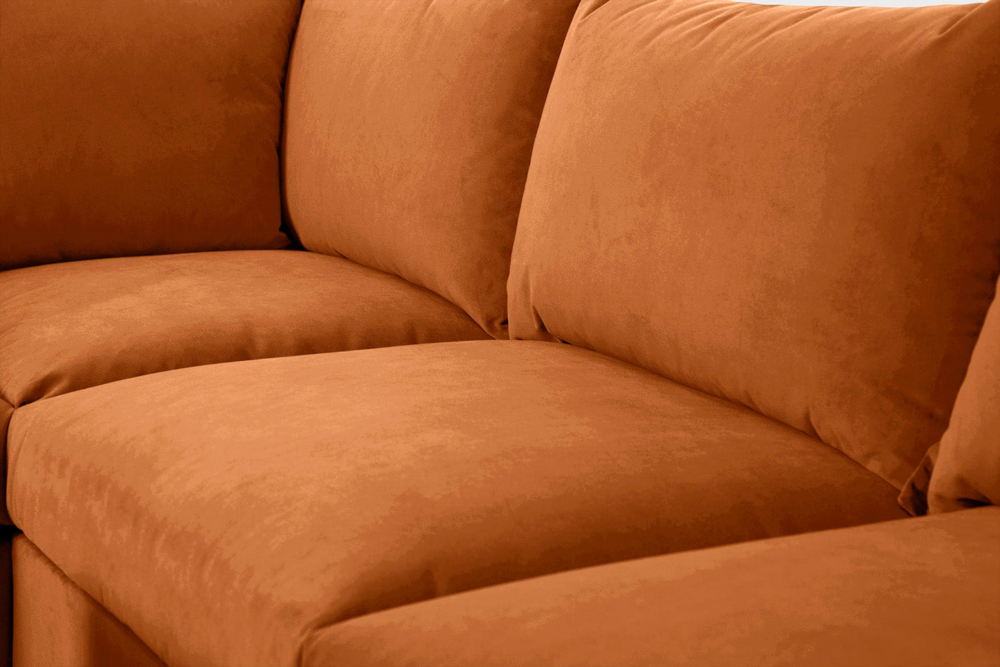 Ecksofa Model 06 mit Polsterhocker