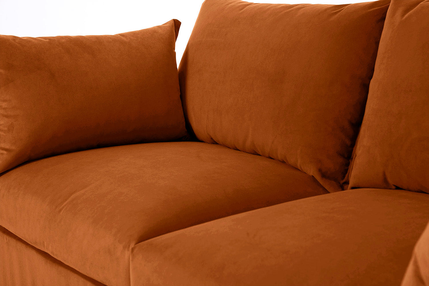 Zweisitzer-Ecksofa Model 06 mit Ecke rechts