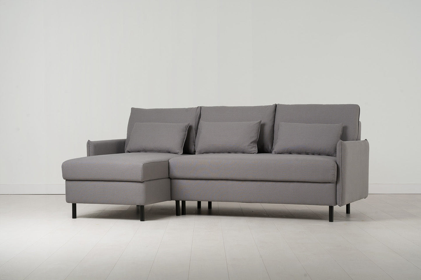 Dreisitzer-Sofa Model 12 mit Chaiselongue links