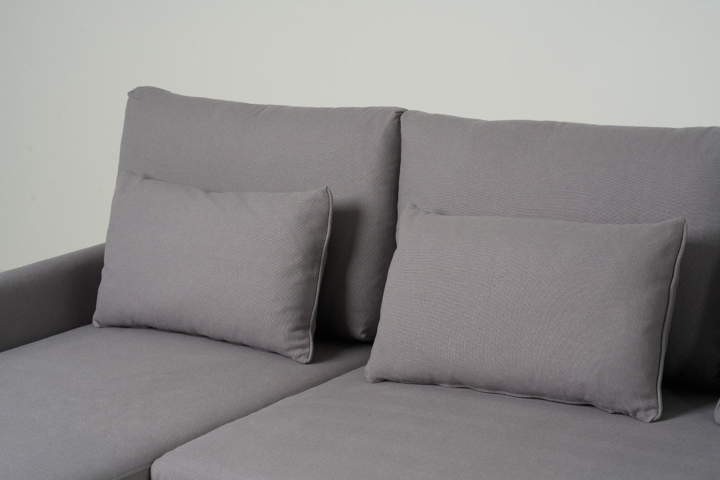 Dreisitzer-Sofa Model 12 mit Chaiselongue links