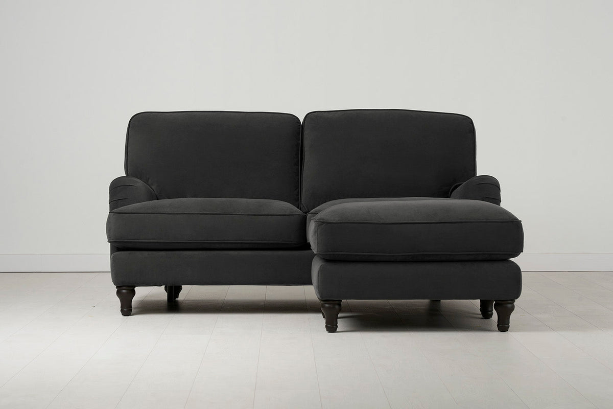 Model 15 Zweisitzer-Sofa mit Chaise Longue rechts