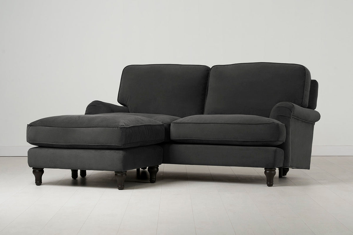 Model 15 Zweisitzer-Sofa mit Chaise Longue links