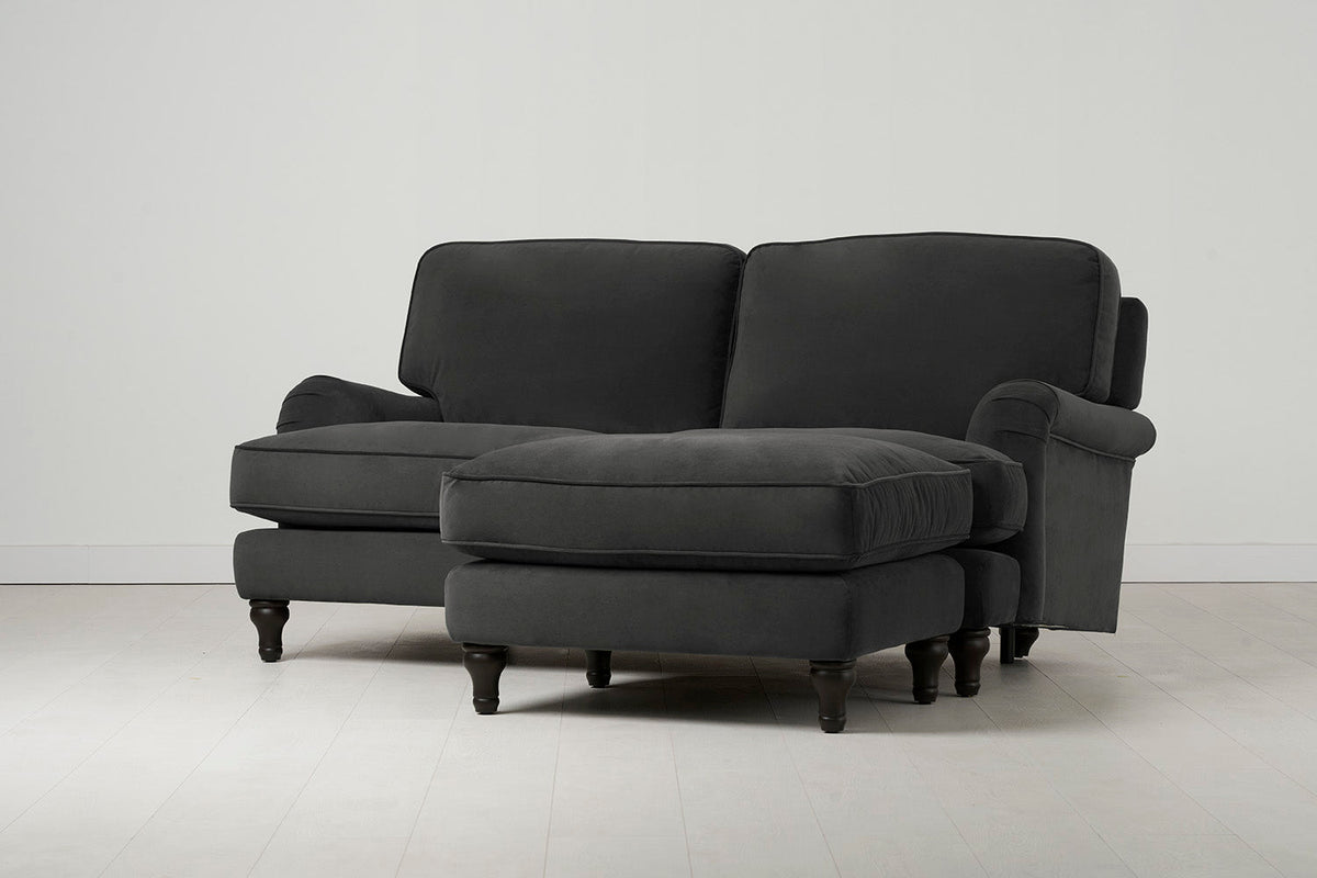 Model 15 Zweisitzer-Sofa mit Chaise Longue rechts