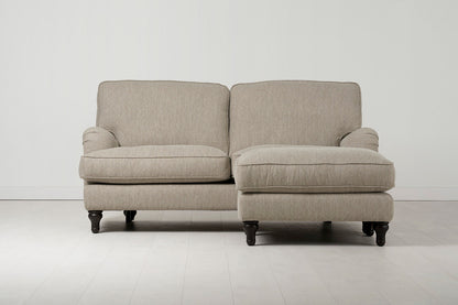 Model 15 Zweisitzer-Sofa mit Chaise Longue rechts
