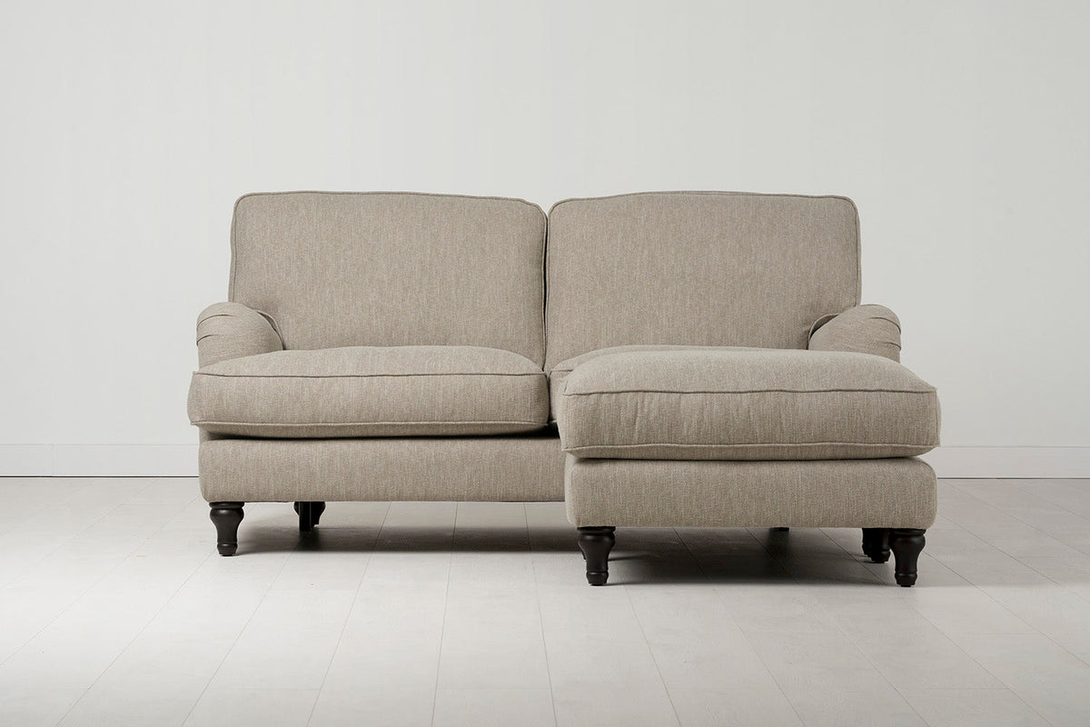 Model 15 Zweisitzer-Sofa mit Chaise Longue rechts