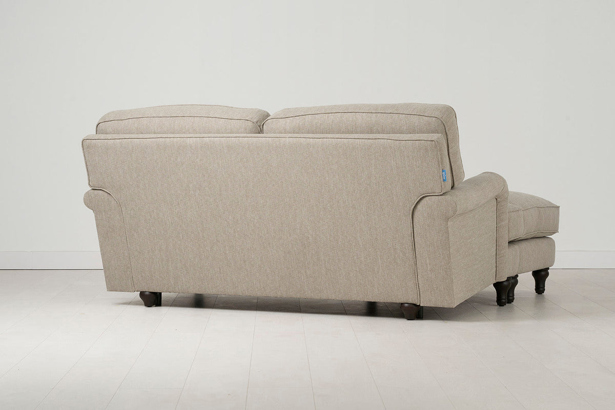 Model 15 Zweisitzer-Sofa mit Chaise Longue rechts