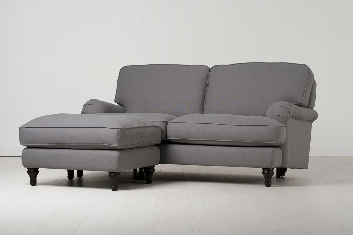 Model 15 Zweisitzer-Sofa mit Chaise Longue links