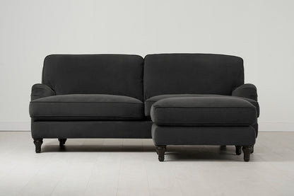 Model 15 Dreisitzer-Sofa mit Chaise Longue rechts