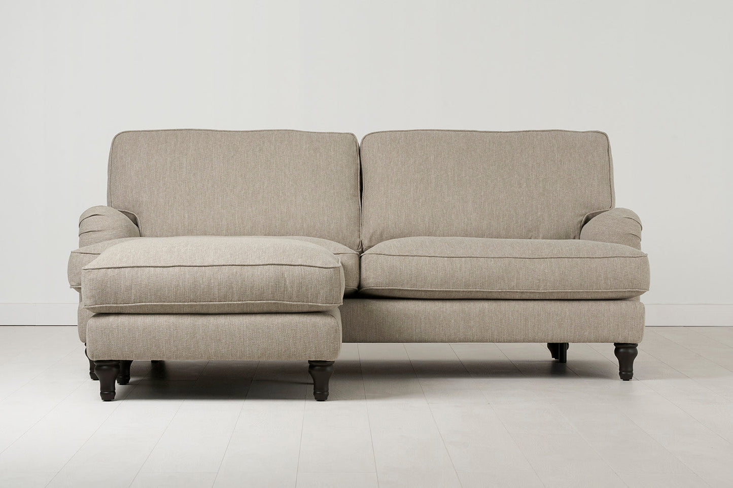 Dreisitzer-Sofa Model 12 mit Chaiselongue links