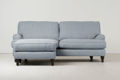 Model 15 Dreisitzer-Sofa mit Chaise Longue links