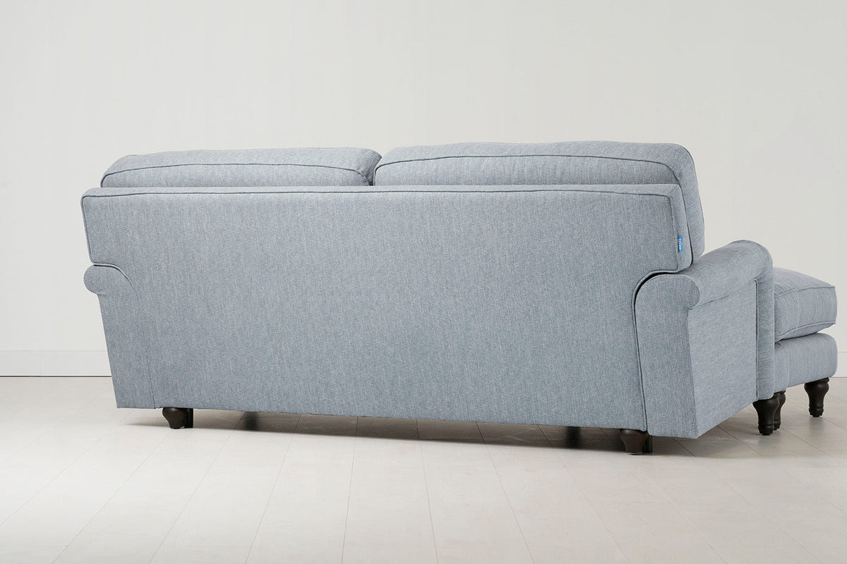 Model 15 Dreisitzer-Sofa mit Chaise Longue links