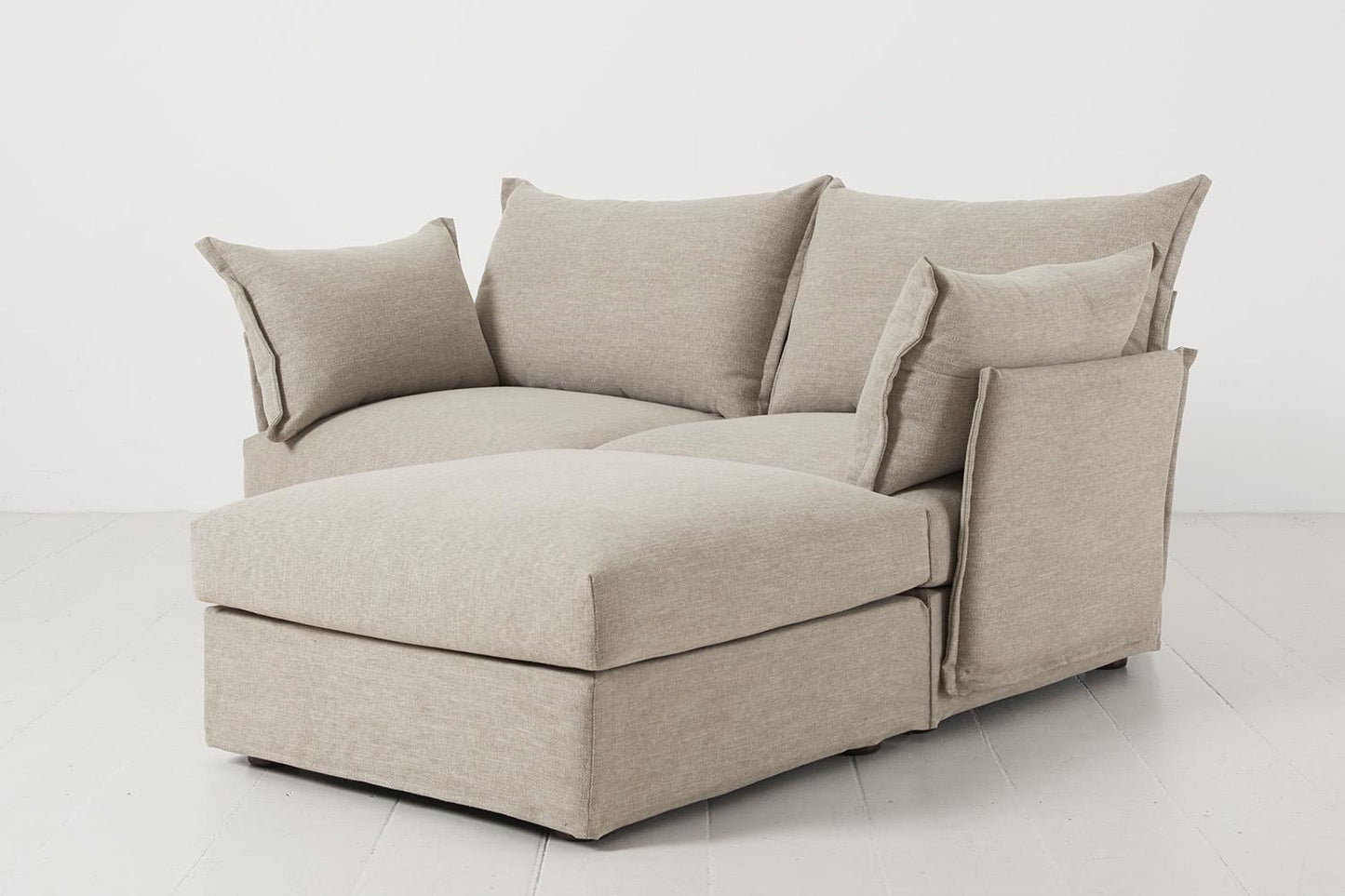 Zweisitzer-Ecksofa Model 06 mit Ecke rechts