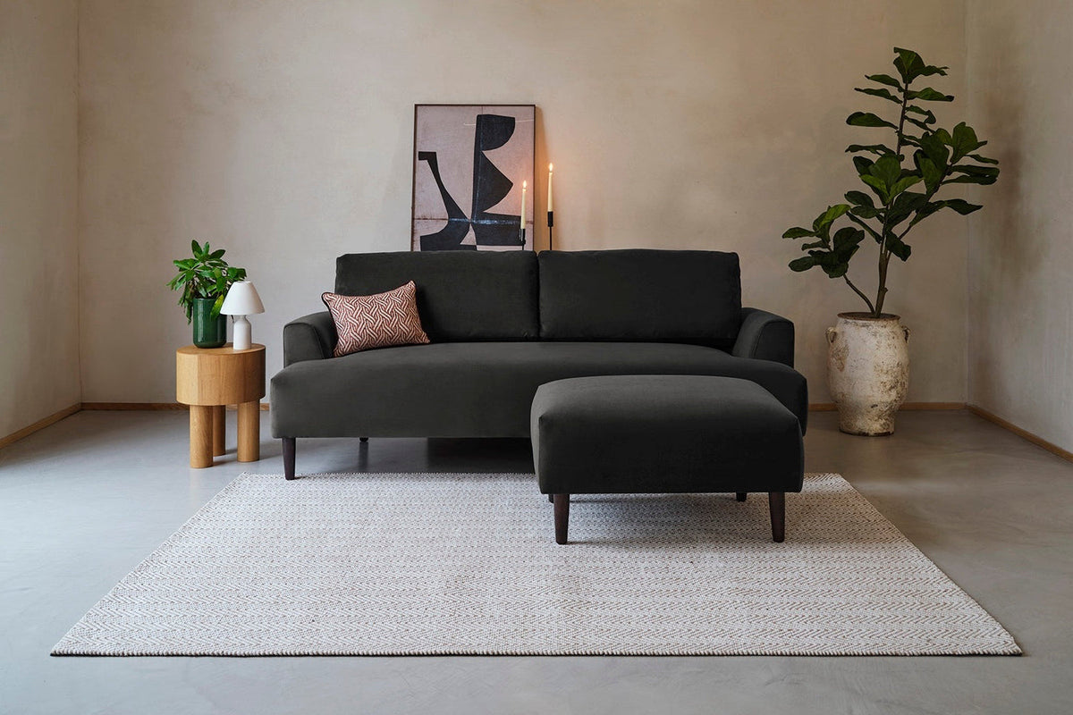 Dreisitzer-Sofa Model 05 mit Chaiselongue links