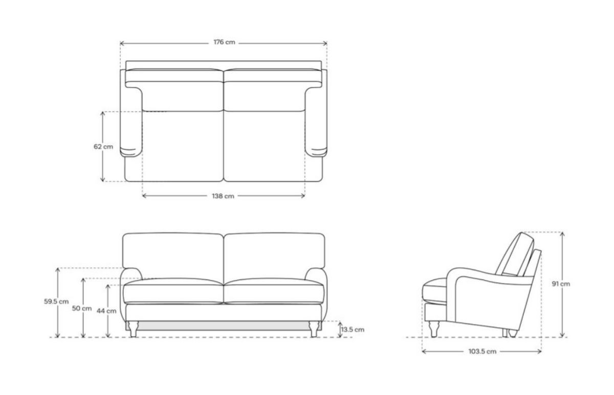 Model 15 2 Seater Sofa