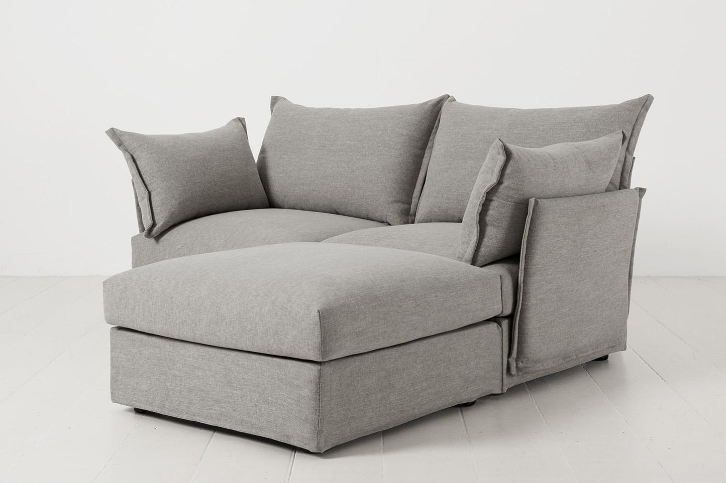 Zweisitzer-Ecksofa Model 06 mit Ecke rechts