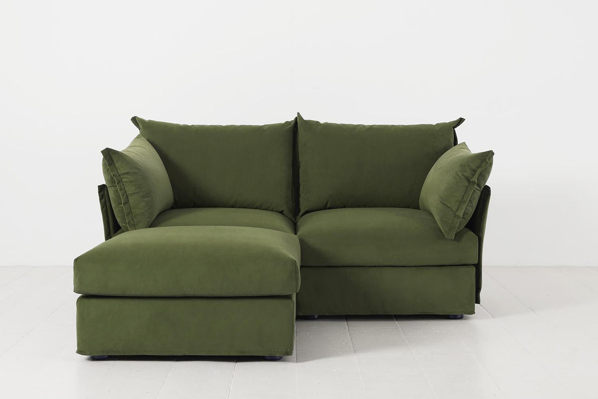 Zweisitzer-Sofa Model 06 mit Ecke links