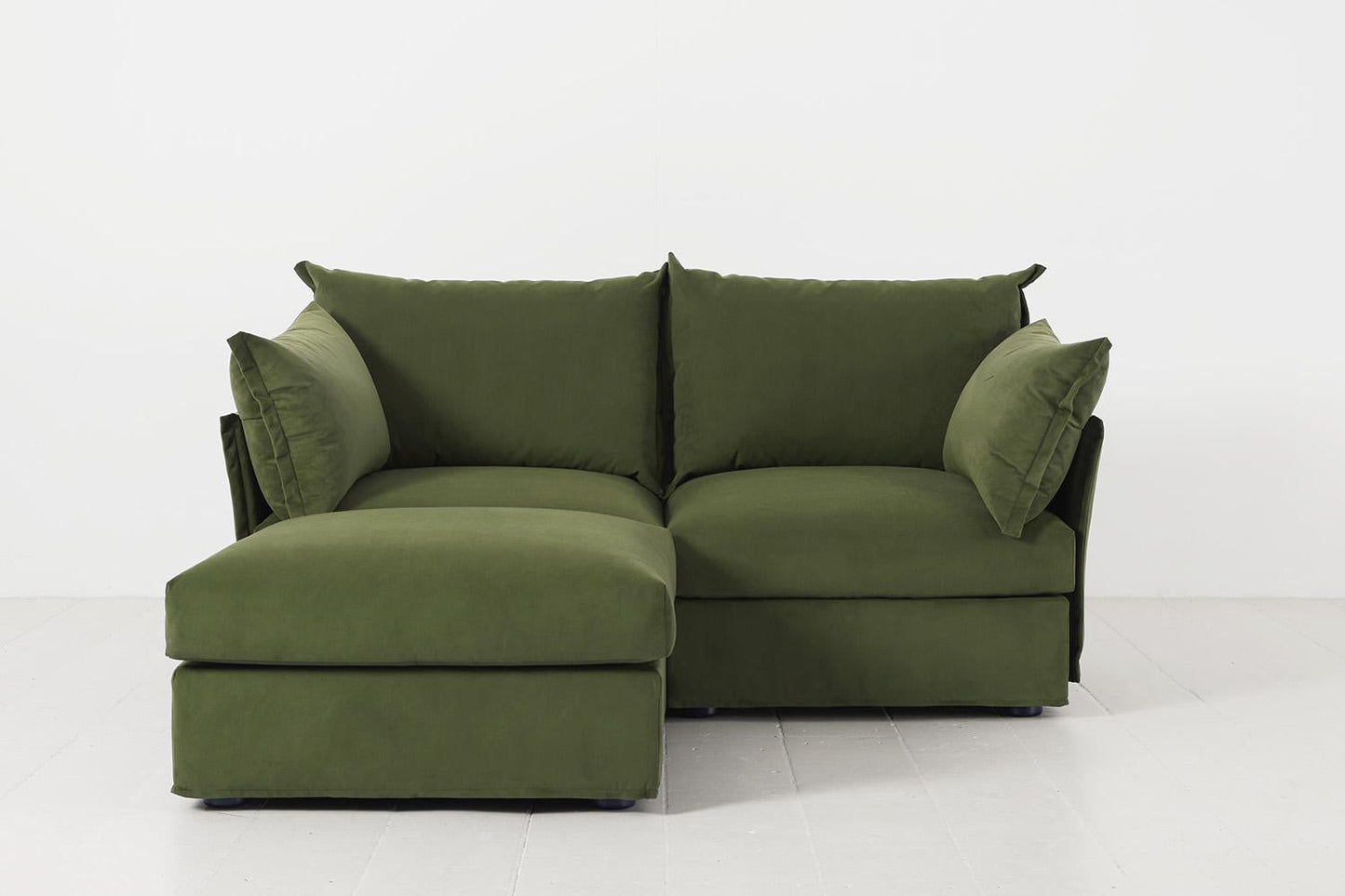 Zweisitzer-Sofa Model 06 mit Ecke links