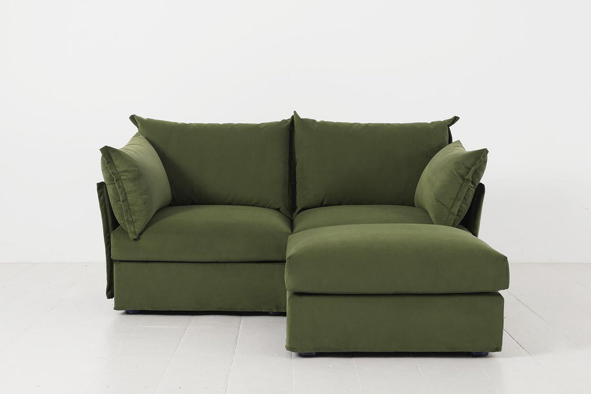 Zweisitzer-Ecksofa Model 06 mit Ecke rechts