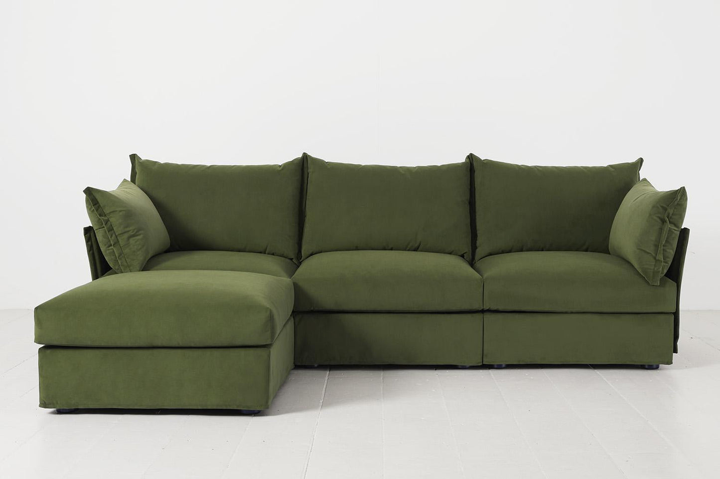 Dreisitzer-Sofa Model 06 mit Ecke links