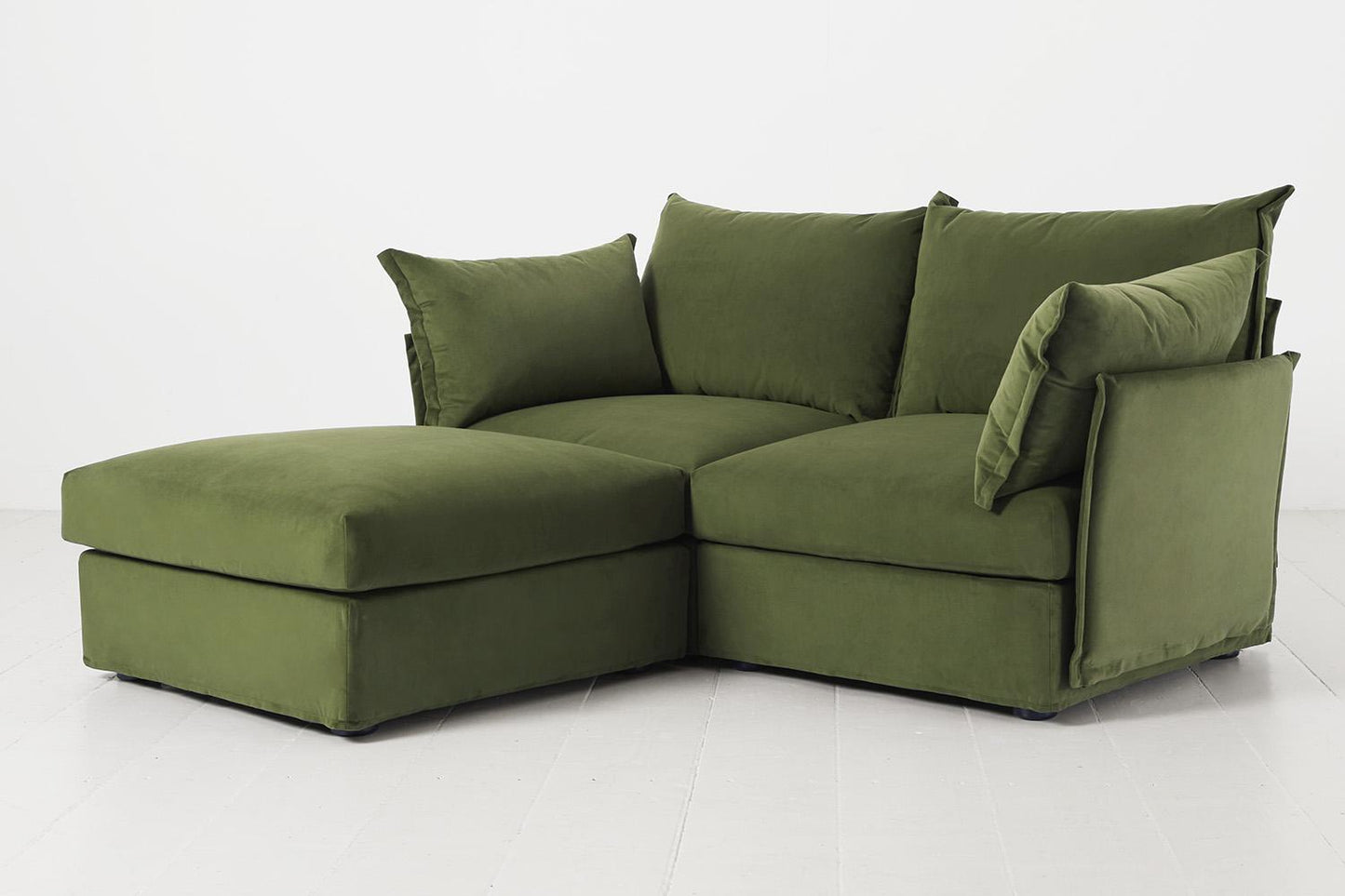 Zweisitzer-Sofa Model 06 mit Ecke links