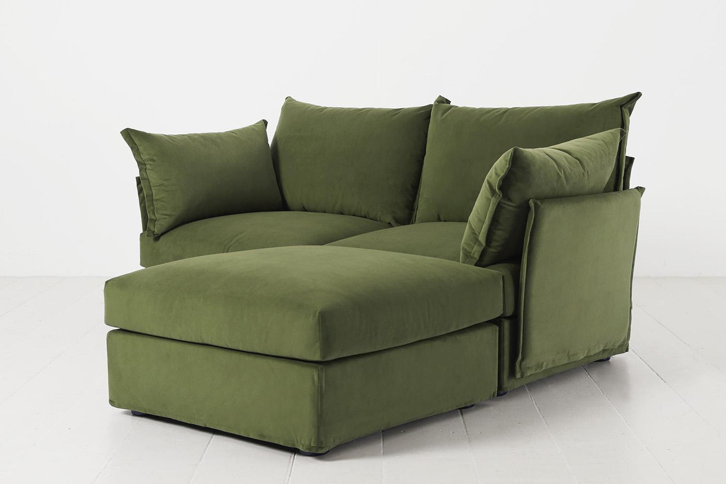 Zweisitzer-Ecksofa Model 06 mit Ecke rechts