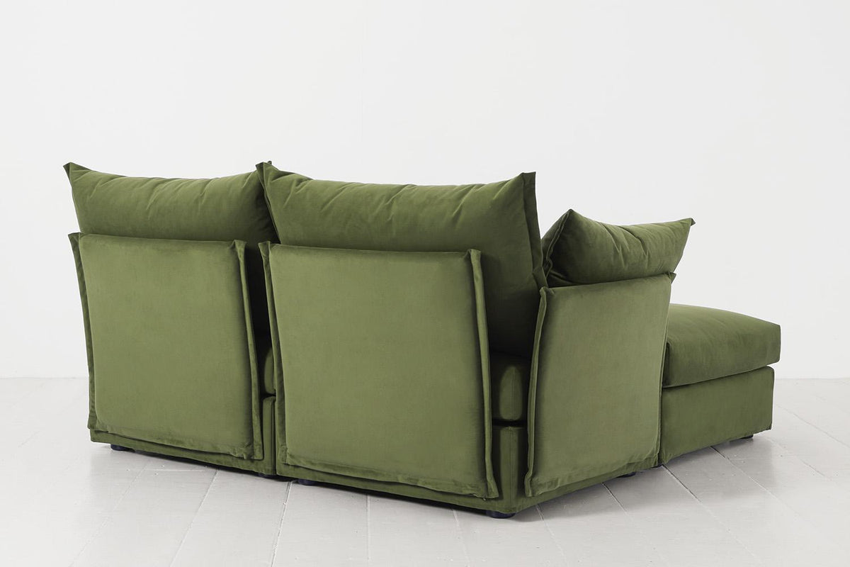 Zweisitzer-Ecksofa Model 06 mit Ecke rechts