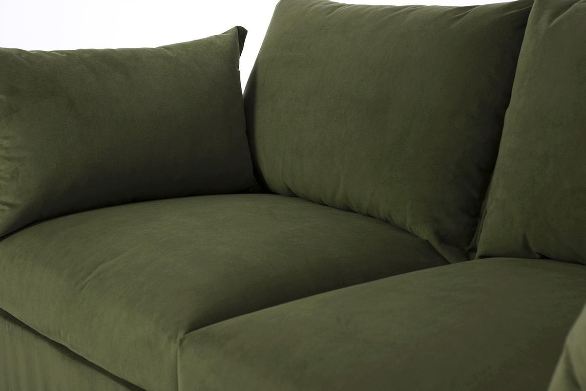 Zweisitzer-Ecksofa Model 06 mit Ecke rechts