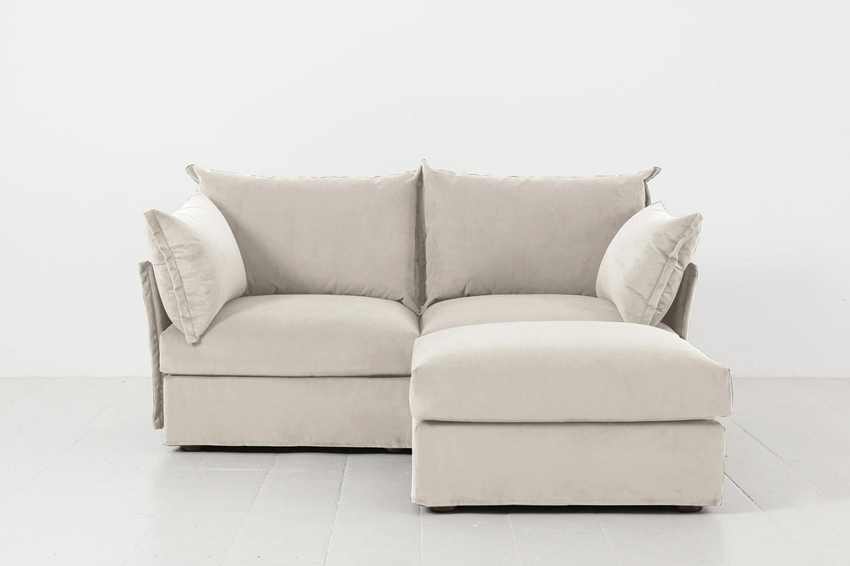 Zweisitzer-Ecksofa Model 06 mit Ecke rechts