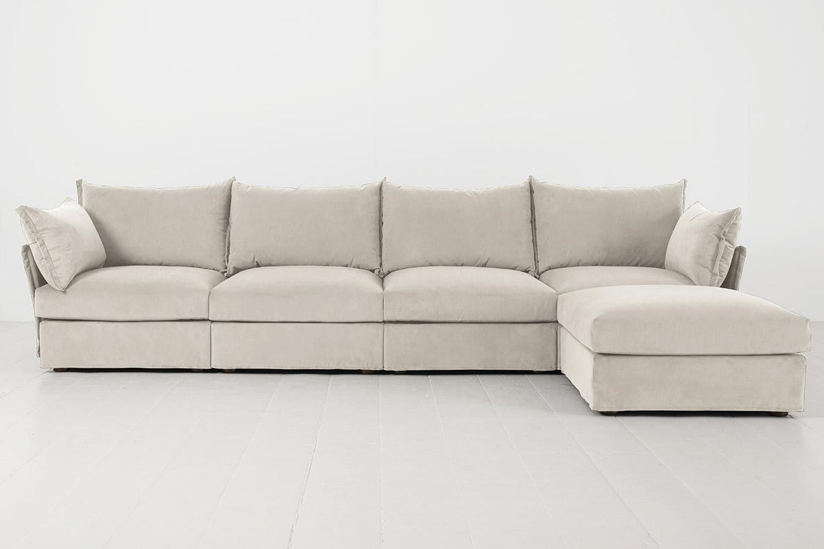 Rechte Ecke für Viersitzer-Sofa Model 06